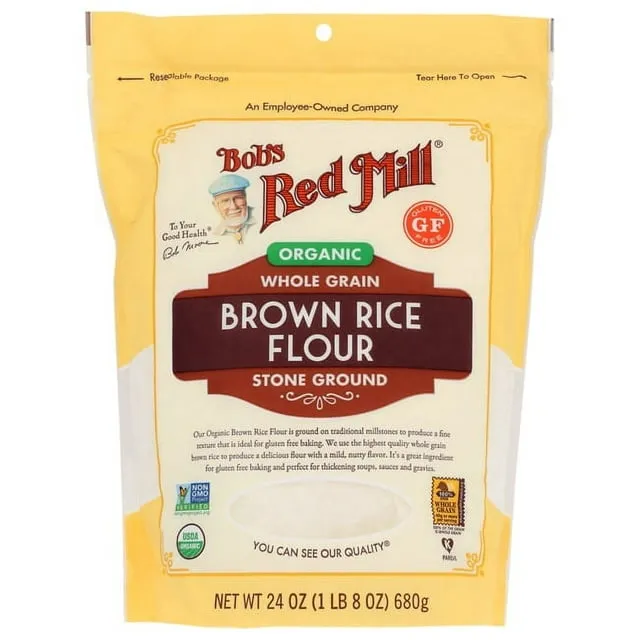 Bob's Red Mill, farine de riz complet, à grains entiers, 680 G