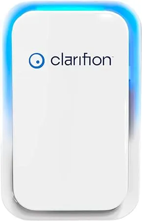 Clarifion - Air Ionizers for Home (3 Pack), Negative Ion Filtration System, Quiet Air Freshener for Bedroom, Office, Kitchen, Portable Air Filter Odor, Smoke Dust, Pets, Eliminator, Mini Air Cleaner