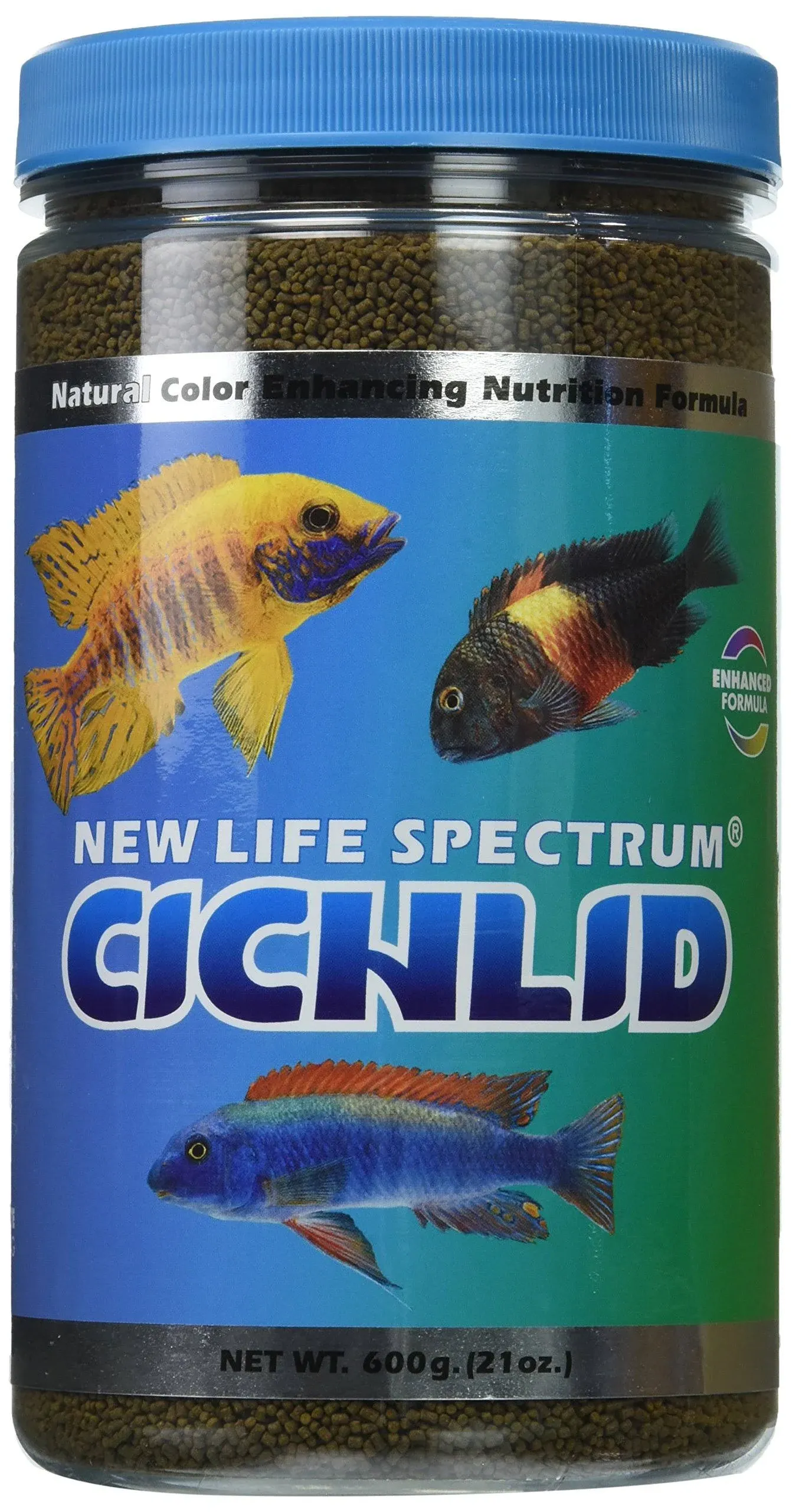 New Life Spectrum 600 G Cichlid Food Regular Sinking Pellets