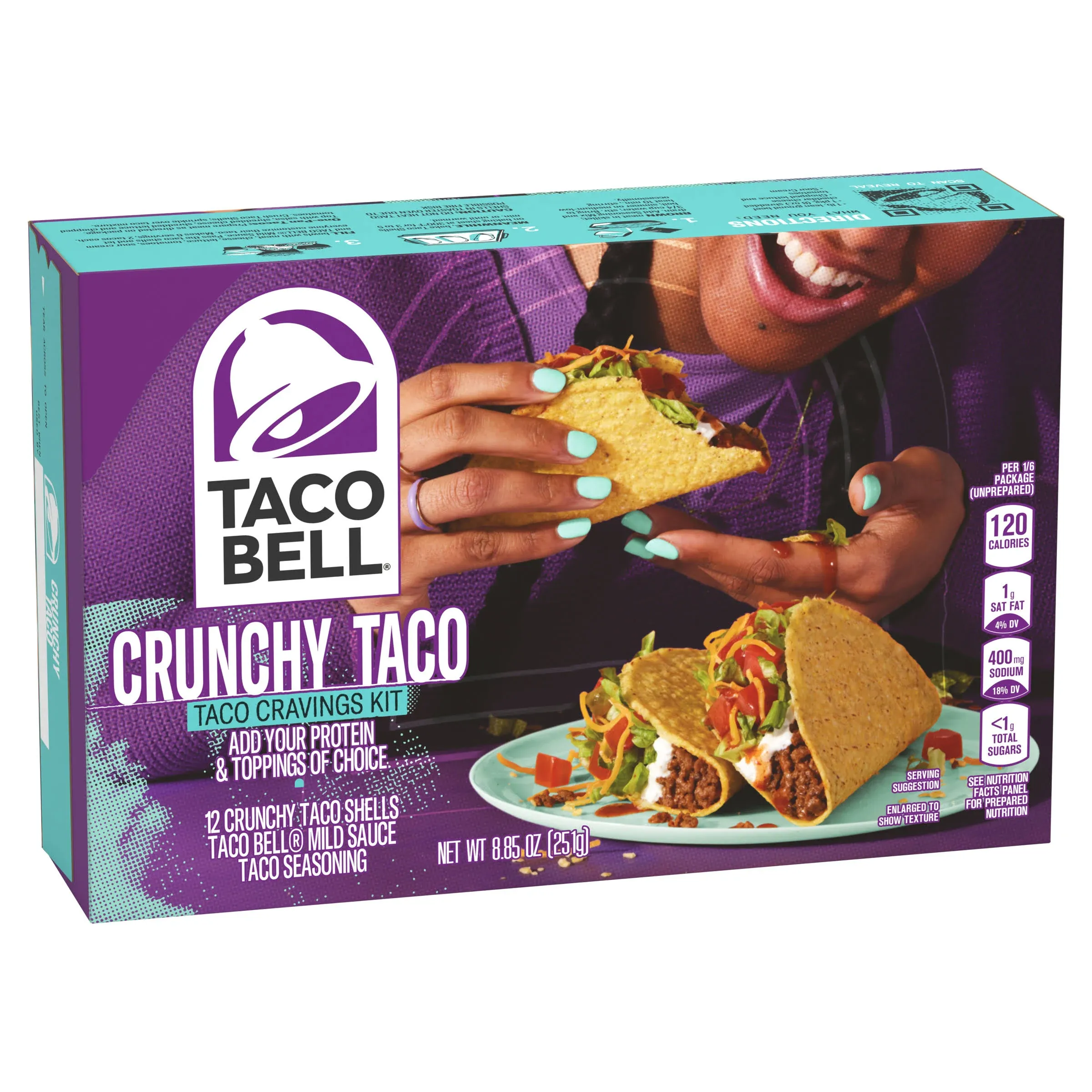 Taco Bell Crunchy Taco Dinner Kit (4 Pack)