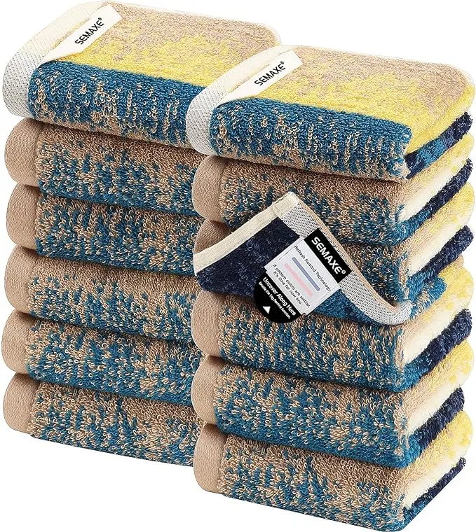 AmazonBasics Cotton Washcloths