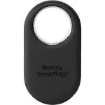 SAMSUNG SmartTag2 (2023) Bluetooth + UWB, IP67 Water and Dust Resistant, Findable via App, 1.5 Year Battery Life (2-Pack) - Black