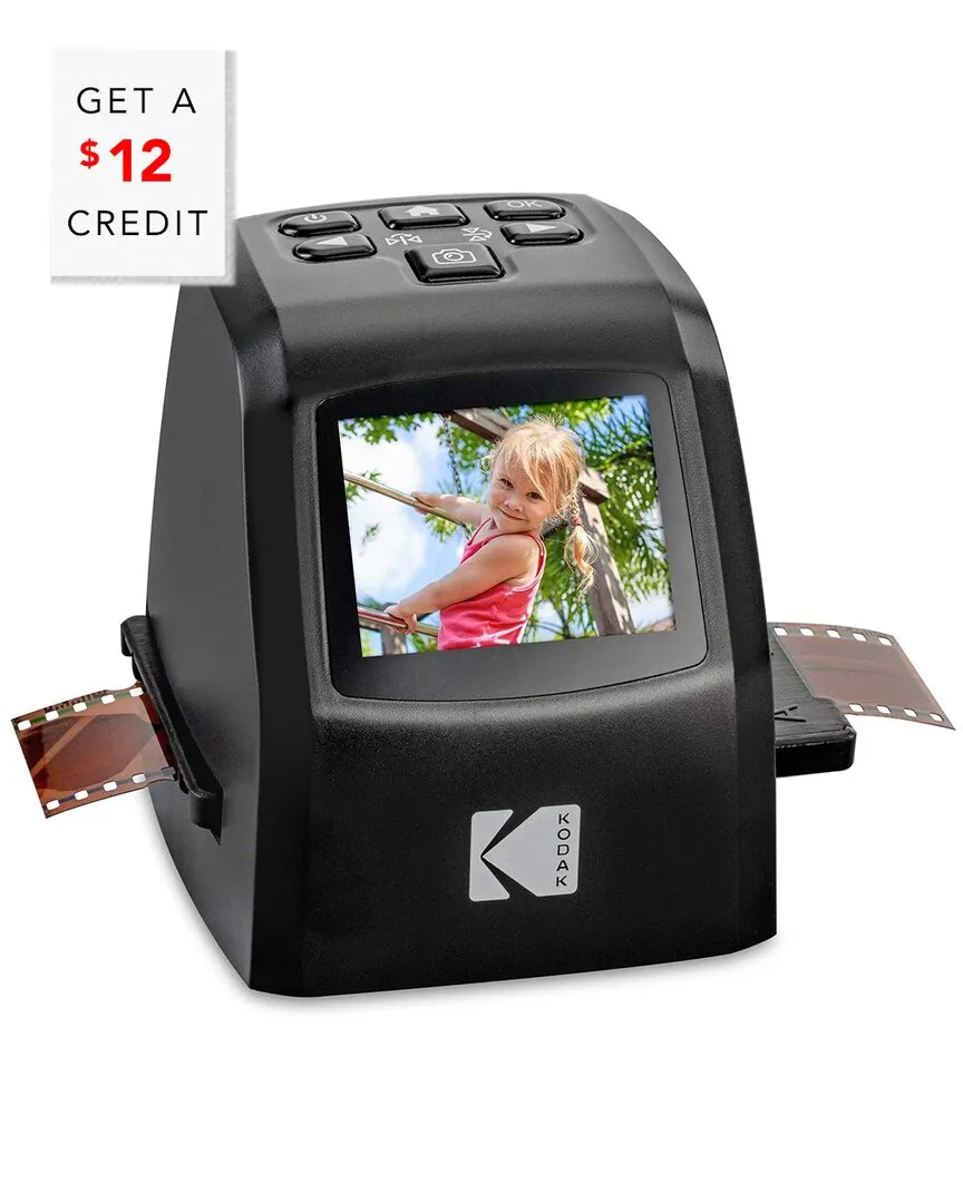 Mini Digital Film & Slide Scanner With $12 Credit In Black