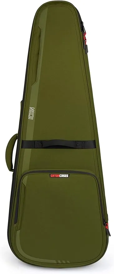 Gator Cases ICON Series Premium Weather Resistant Gig Bag for Acoustic Guitars with TSA Luggage Lock-Friendly Zipper Pulls; Khaki (G-ICONDREAD-KHK)