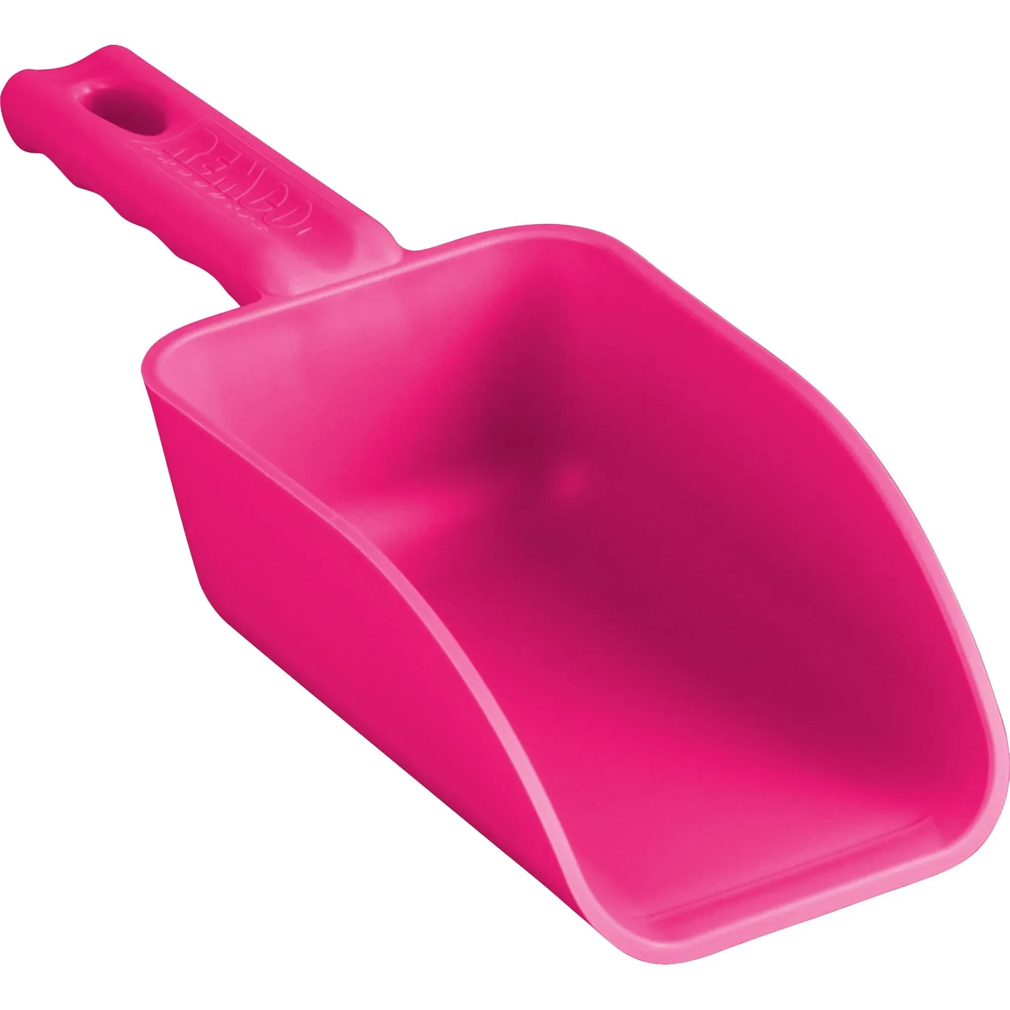 Remco 16 oz. Pink Polypropylene Hand Scoop 63001