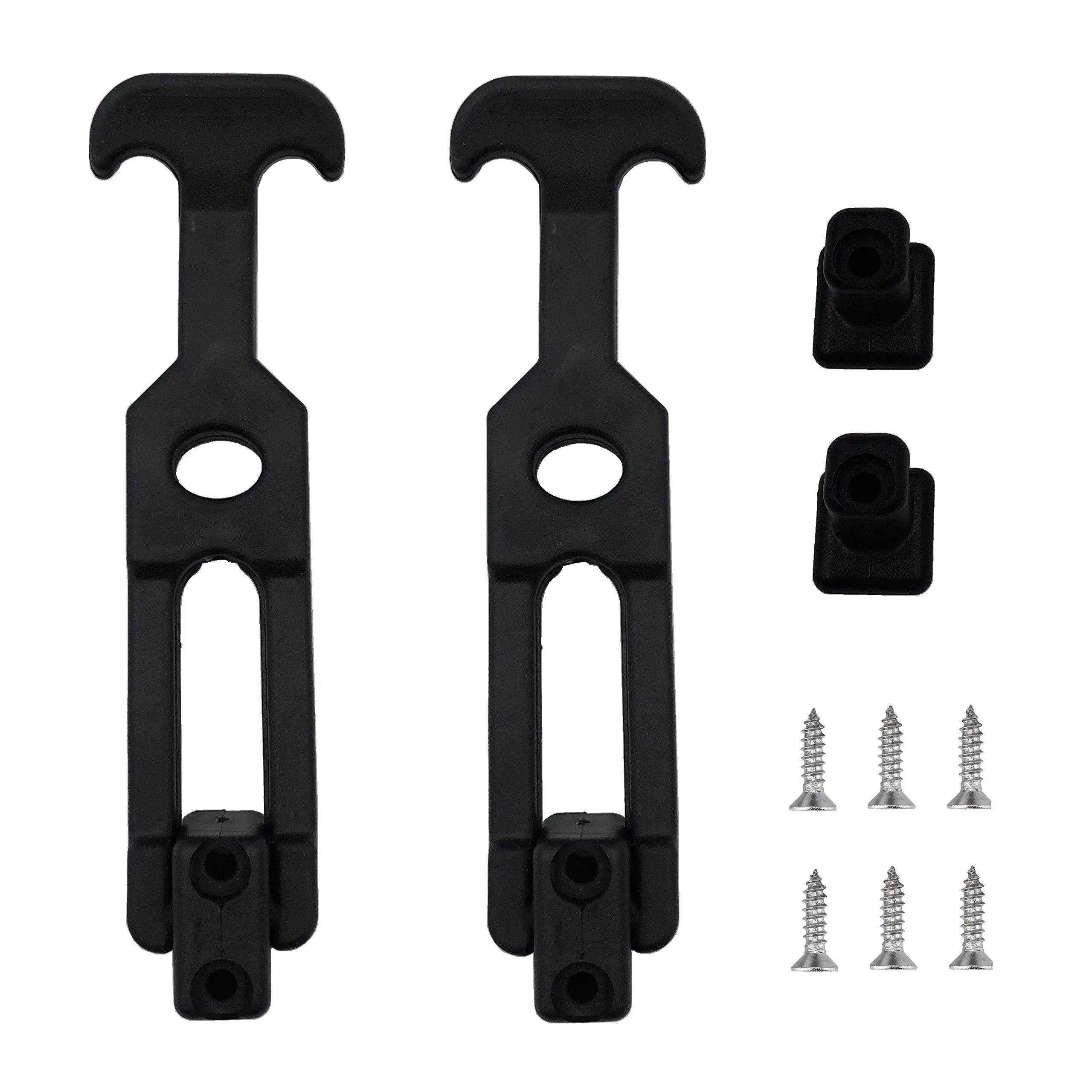 Creatyi 2 PCS Latest Model Rubber Flexible T-Handle Draw Latches,for Tool Box,Cooler