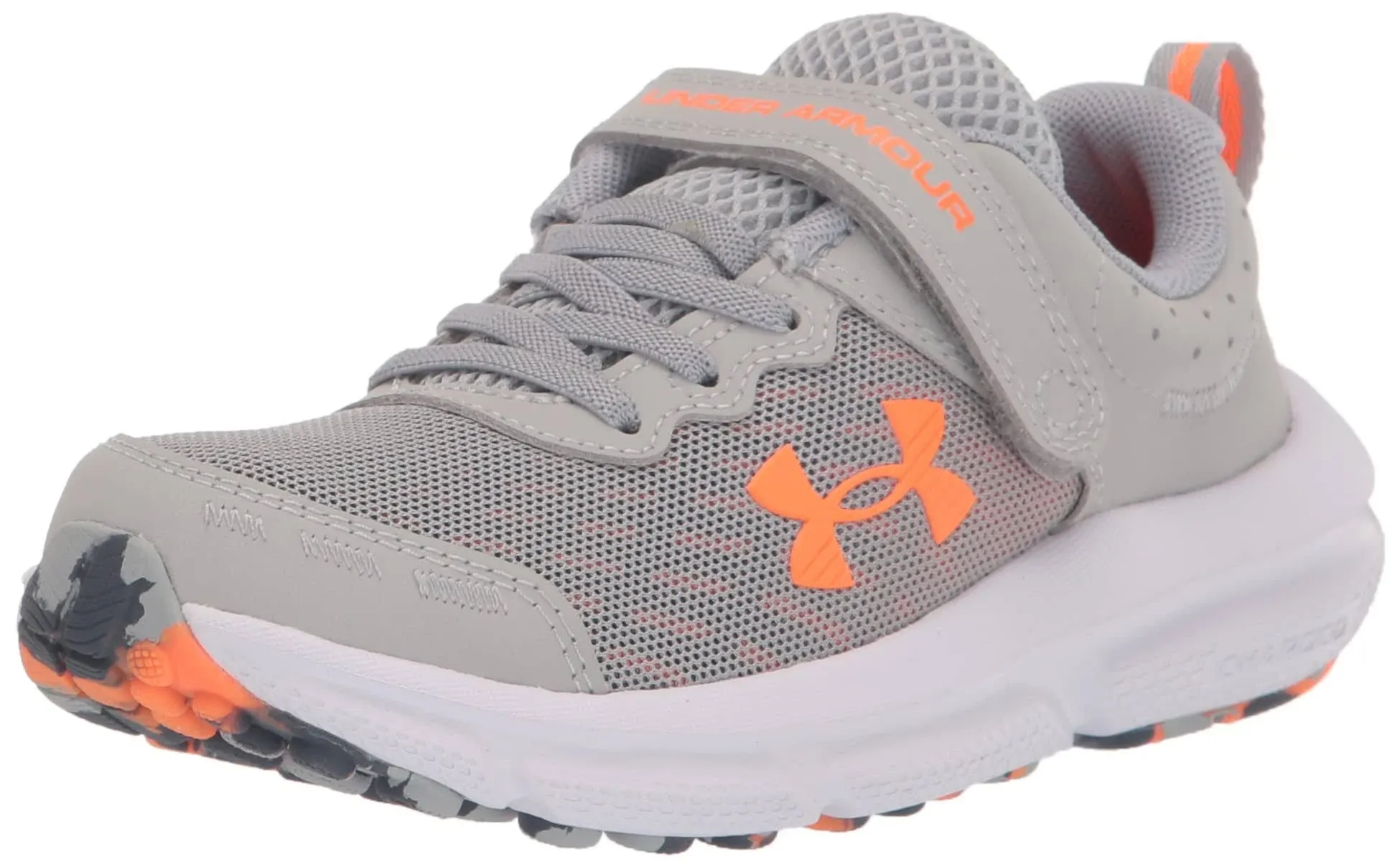 Under Armour Boys' Pre-School Assert 10 AC Running Shoes - Gray, 1.5