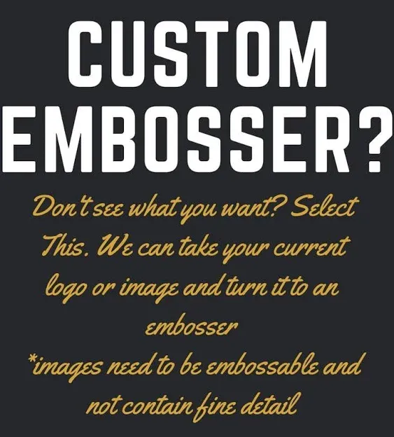 Custom Logo Embosser Seal Stamp Your Own Design Personalized 1 x 5/8"