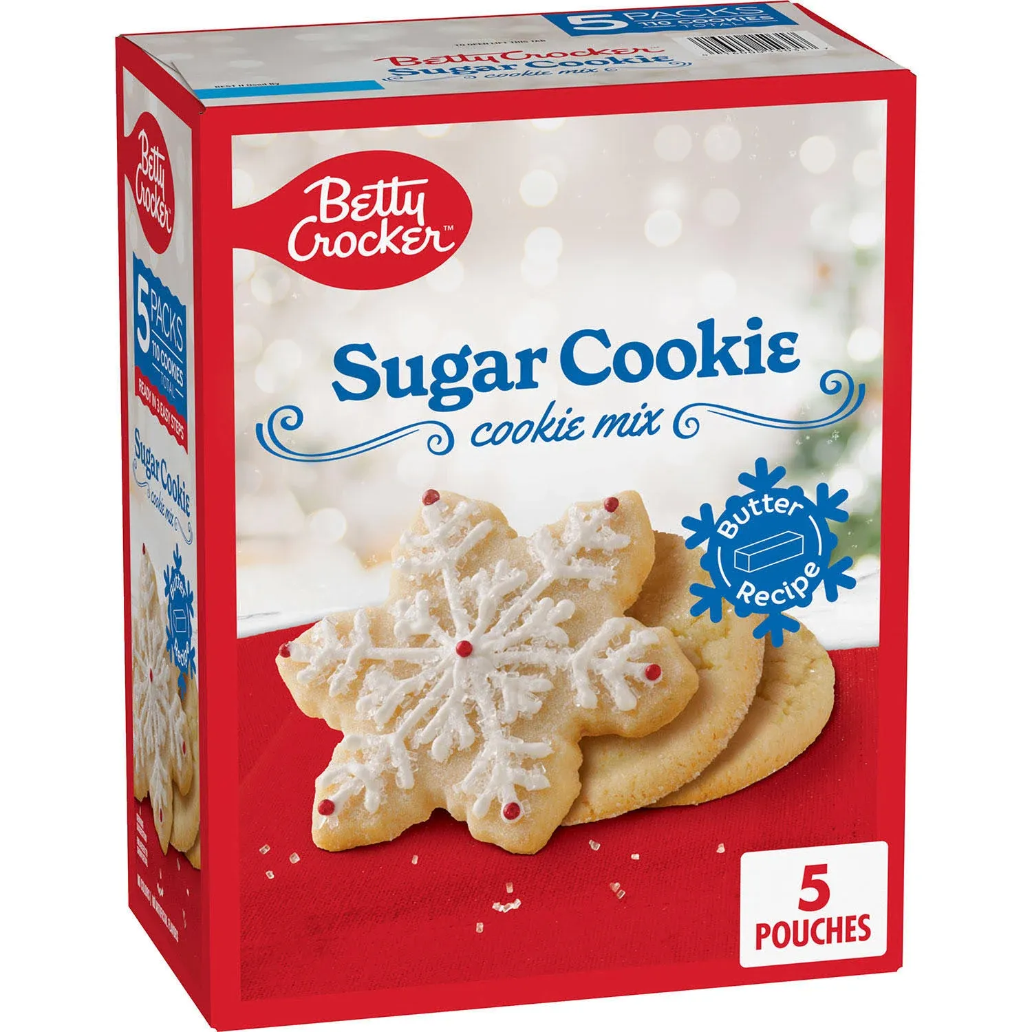 Betty Crocker Sugar Cookie Mix, 5 Pack - 5 pack, 17.5 oz