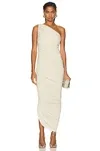 Shop Norma Kamali Diana Gown In White