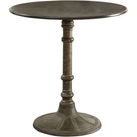 Oswego Bronze Round Bistro Dining Table