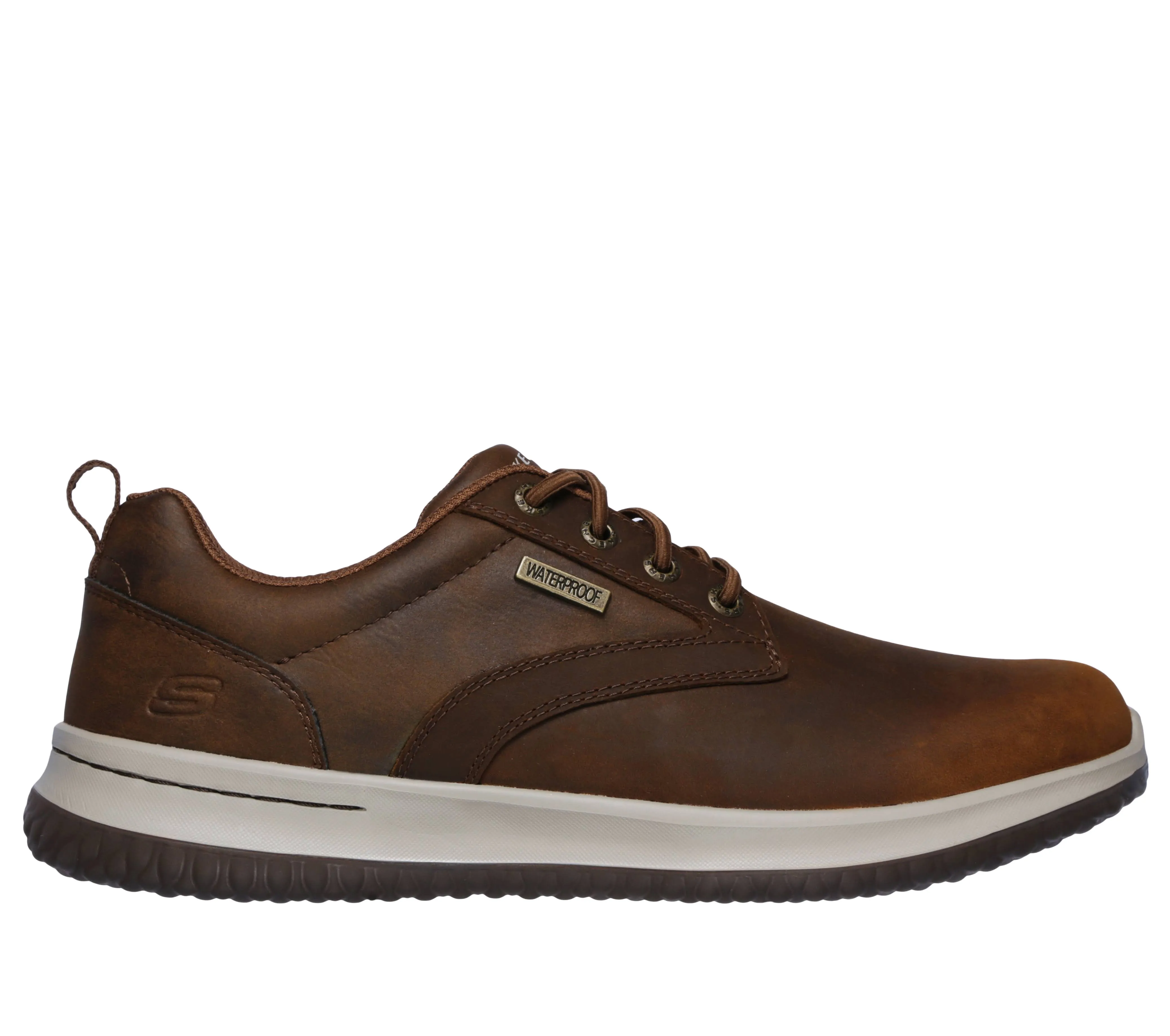 Skechers Men's Delson Shoes - Brown/Antigo