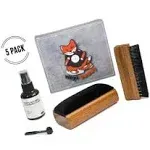 Record Cleaner Kit 5 Piece Cleaning System - Velvet Brush Stylus Brush