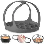 Pressure Cooker Sling?Silicone Bakeware Sling for 6 Qt/8 Qt Instant Pot, Ninja Foodi and Multi-function Cooker Anti-scalding Bakeware Lifter Steamer Rack?BPA-Free Silicone Egg Steamer R