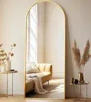 Arched Floor Mirror, 65&#034;X22&#034; Full Length Mirror, Standing Mirror Hanging or Lean