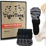  TigerToes Premium Non-Slip Dog Socks for Hardwood Floors - Extra-Thick Small