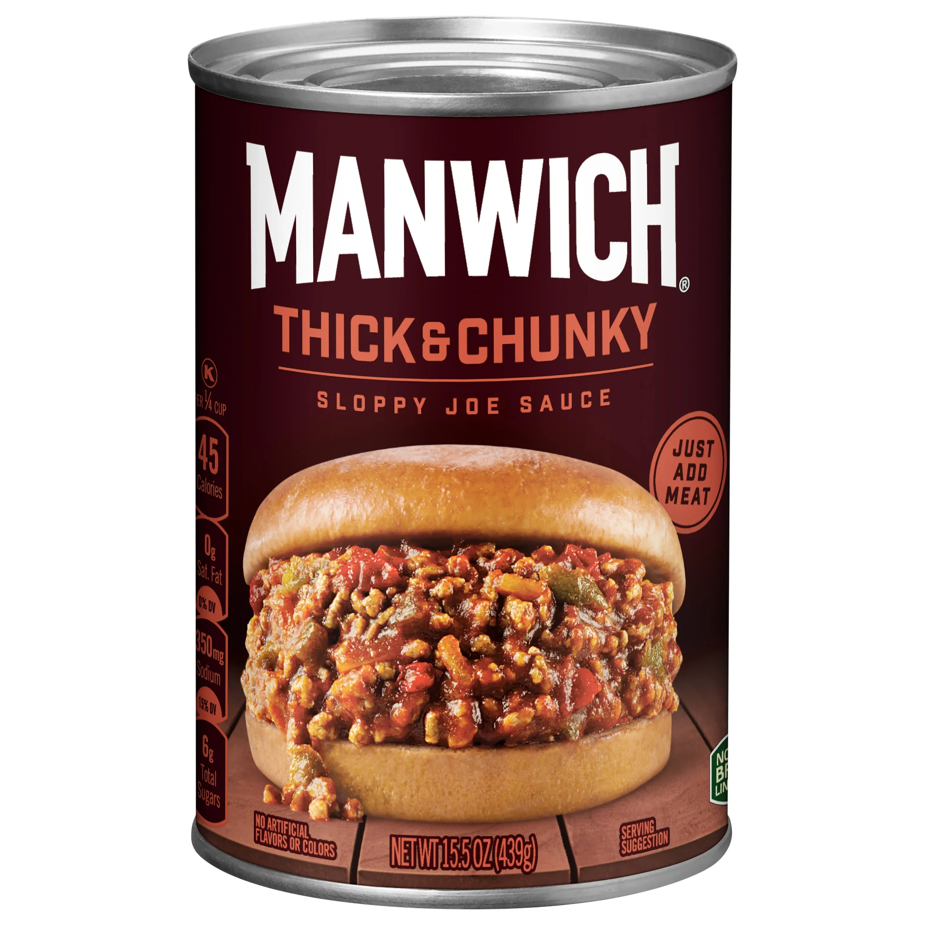 Manwich Sloppy Joe Sauce, Thick & Chunky - 15.5 oz