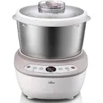 Bear hmj-a50b1 Dough Maker, Microcomputer Timing , Face-up Touch Panel? 5 Liters, Stainless 304 Steel, Size: 5 Litre, White