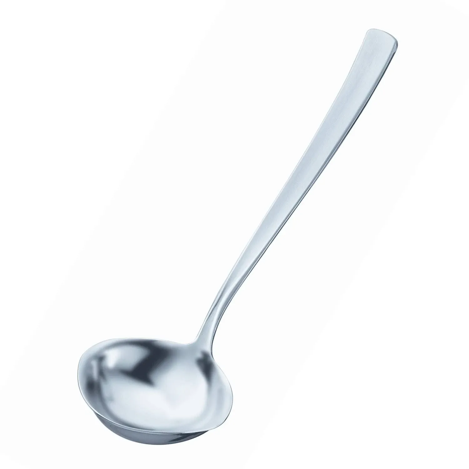 Stainless Steel Soup Ladle With Flat Handle, 1.7-ounce In Silver