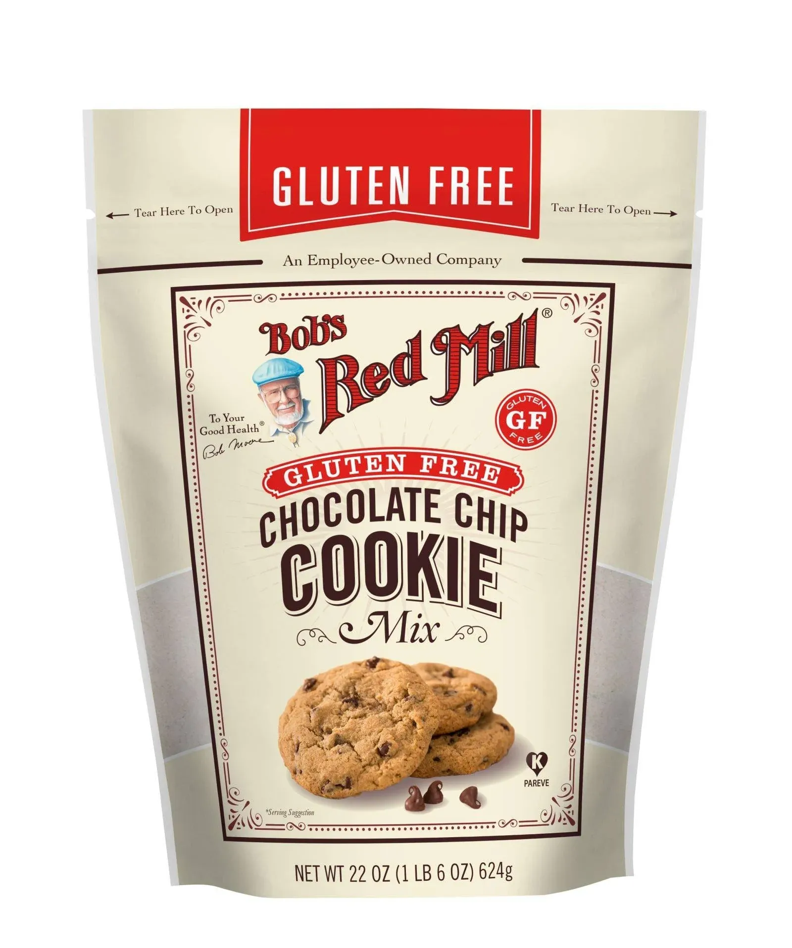 Bob's Red Mill Chocolate Chip Cookie Mix, Gluten Free - 22.0 oz