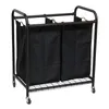 Oceanstar 2-Bag Rolling Laundry Sorter