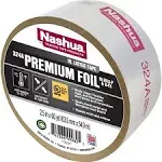 Nashua Foil Tape, Silver, 2.5-In. x 60-Yd.