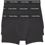 Calvin Klein Men's 3 Pack Stretch Cotton Boxer Briefs Blue Size Large