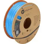 Polymaker PETG Filament 1.75mm, 1kg Strong PETG 3D Printer Filament Electric Blue - PolyLite PETG Blue 3D Printing Filament 1.75mm, Dimensional Accuracy +/- 0.03mm, Print with Most 3D Printers