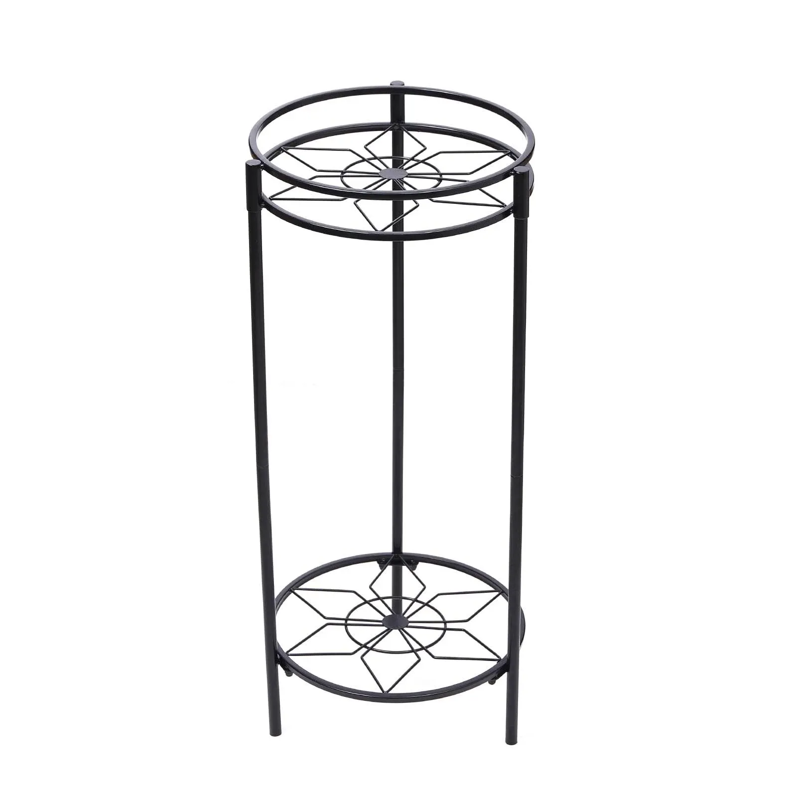 Kavlium Tall Black Metal Rustproof Stable Plant Stands | adamsbargainshop