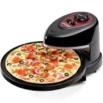 Pizzazz Plus Rotating Pizza Black Oven 1235 Watts with Built-In Timer