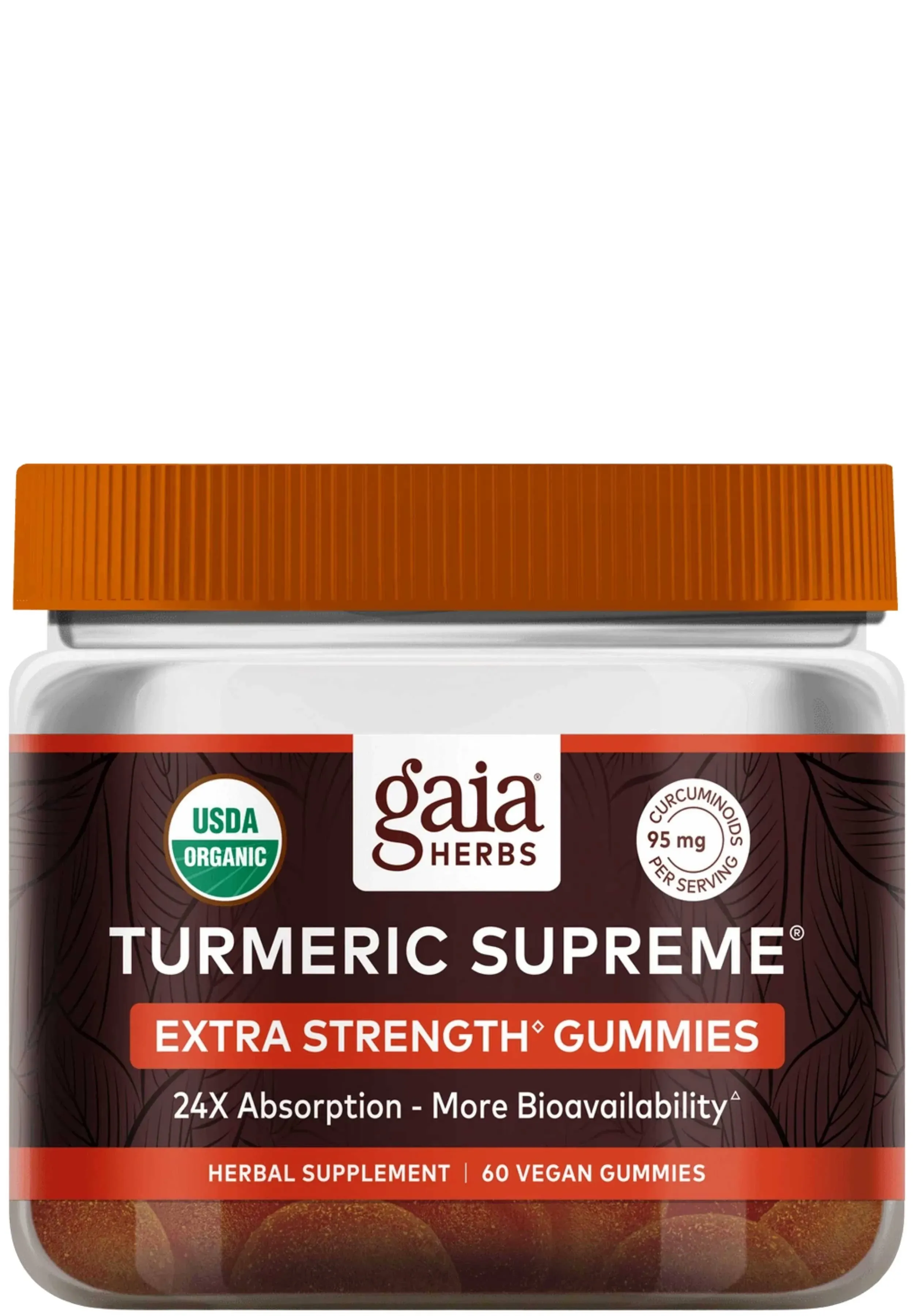 Gaia Herbs - Turmeric Supreme Extra Strength Gummies - 60 Vegan