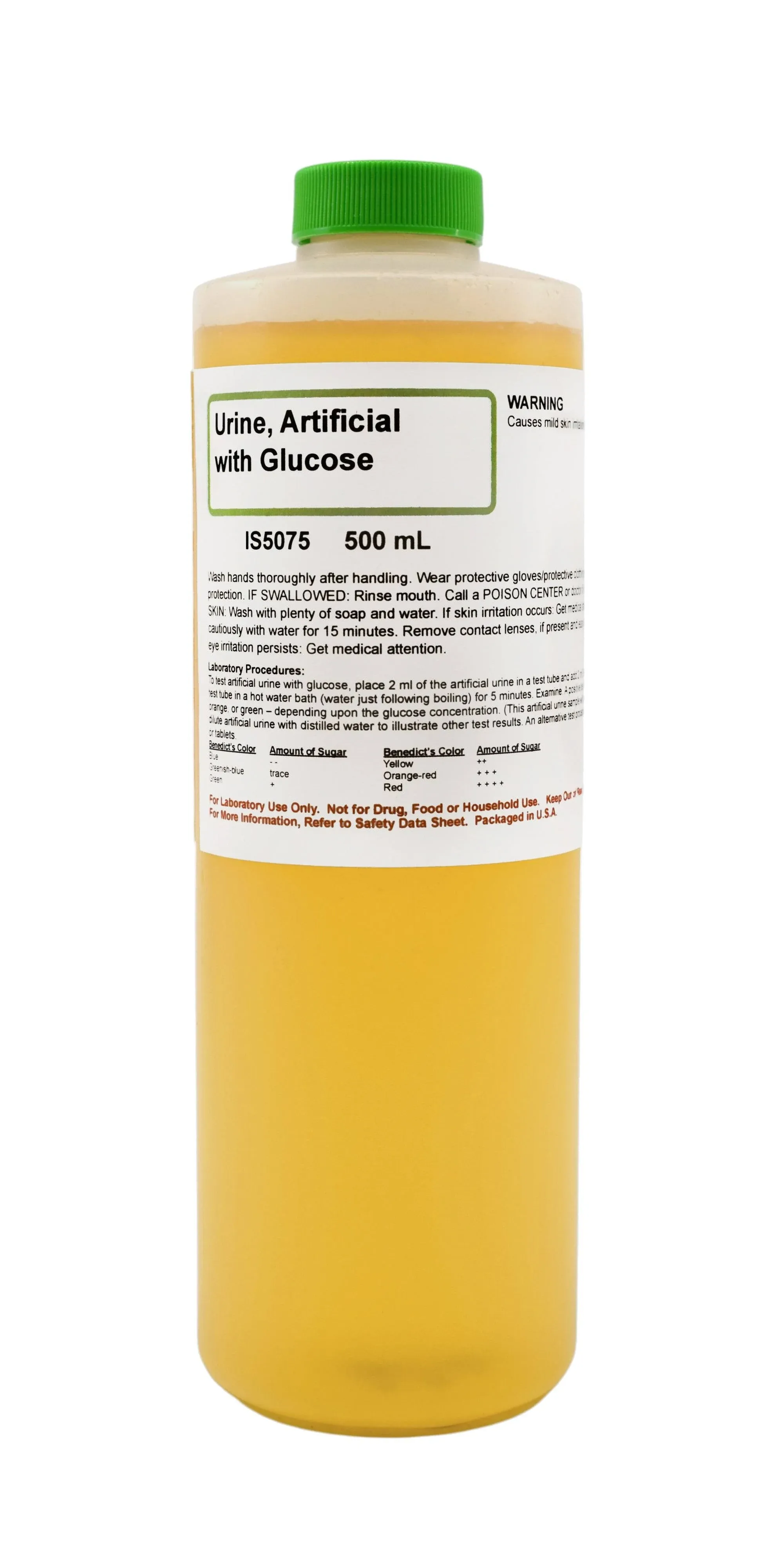 Urine, Artificial, W/Glucose 500ml -IS5075