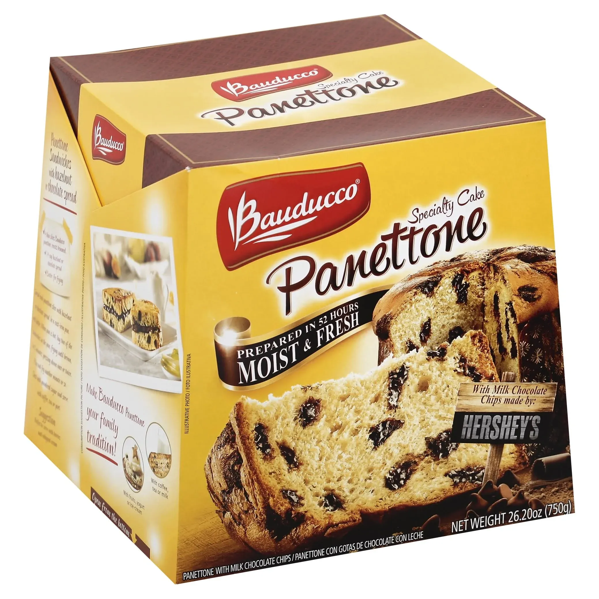 Bauducco Panettone, with Milk Chocolate Chips - 26.2 oz