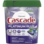 Cascade Platinum Plus Dishwasher Detergent Pods