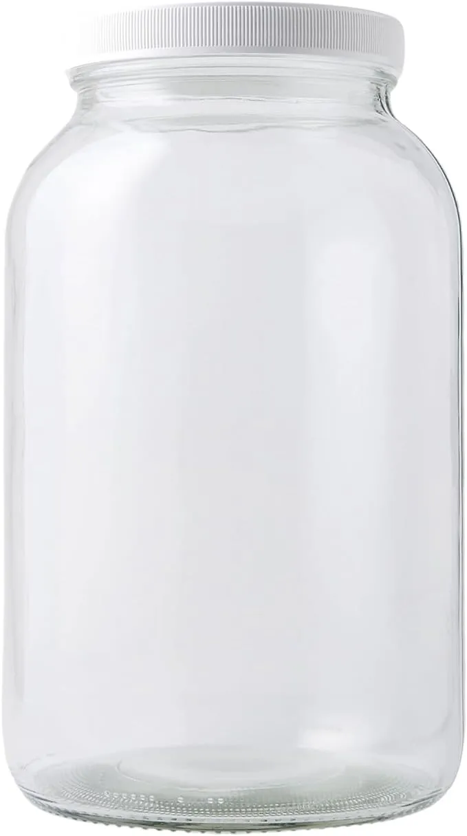 Fastrack 1 Gallon Glass Widemouth Jar 1 Count pack Of 1 Clear