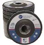 Benchmark Abrasives 4.5" x 7/8" Premium High Density Jumbo Zirconia Type 29 Flap Disc 40 Grit - 10