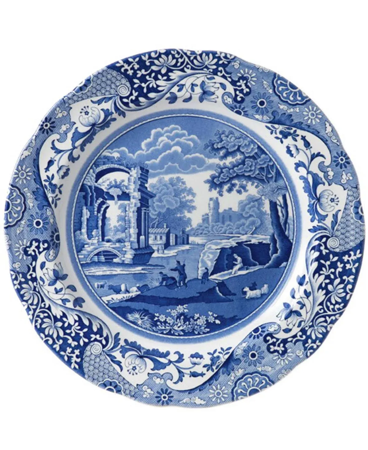 Spode Blue Italian Dinner Plate, Set of 4