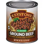 Keystone Meats All Natural Ground Beef, 28 Ounce - PACK OF 2