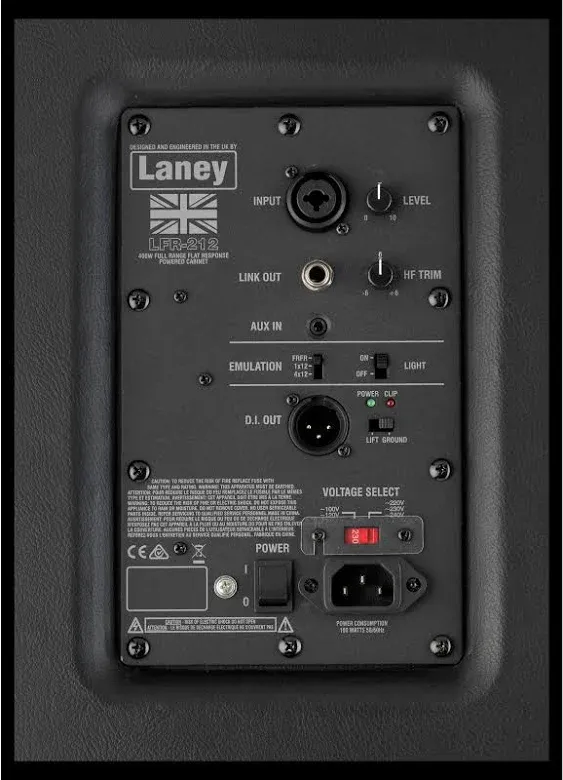 Laney LFR-112 Full Range 1x12" 200-Watt Active Guitar Cabinet | Reverb