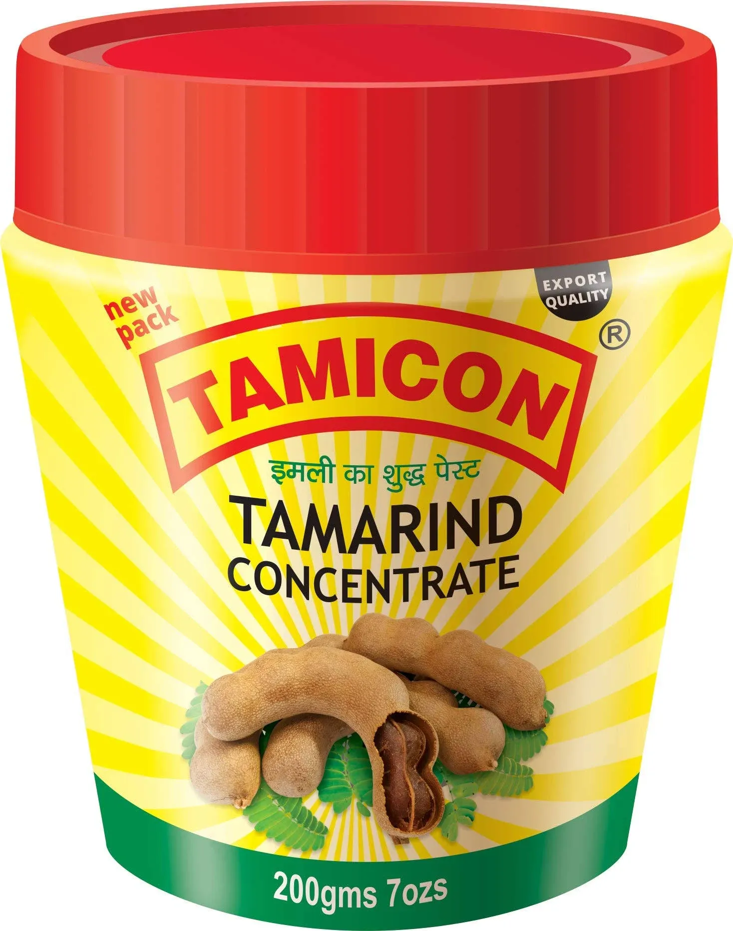 Tamicon Tamarind Paste 100% Natural 7 oz - 4Pack