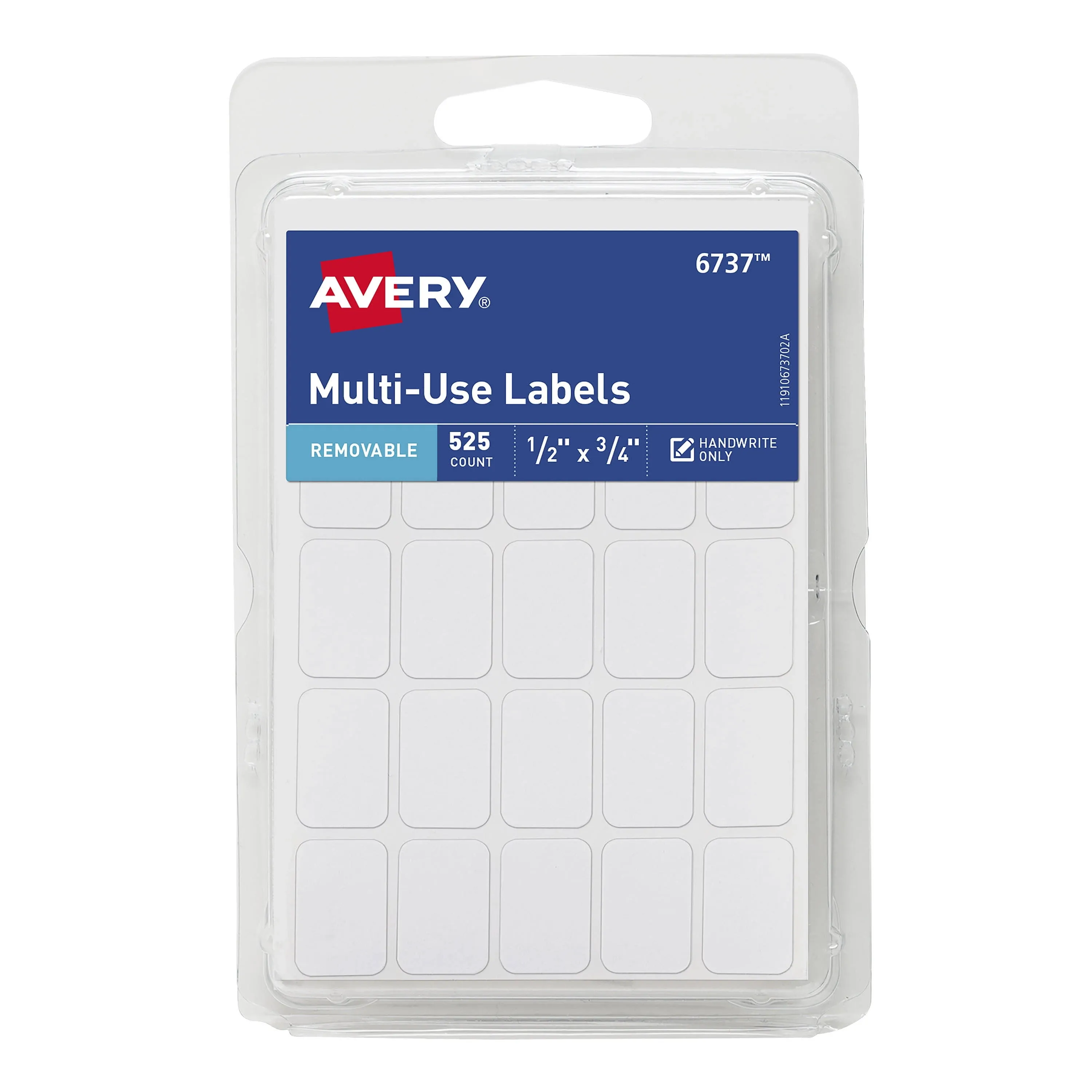 Avery All-Purpose Labels, Removable - 525 ct