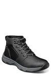 Excavate Plain Toe Boot In Black