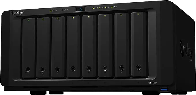 Synology 8 Bay DiskStation DS1821+ (Diskless), 8-bay; 4gb ddr4