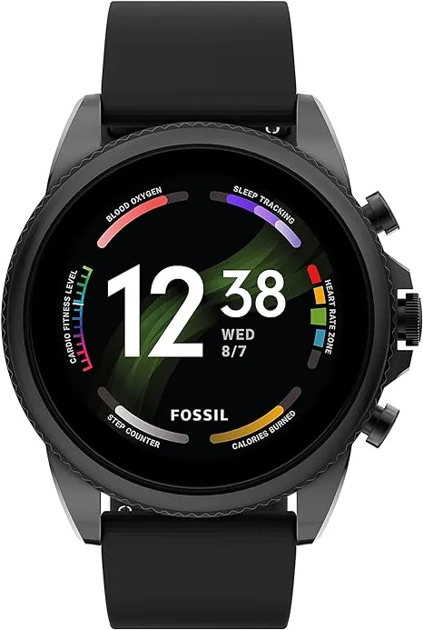 Fossil Men's Gen 6 Smartwatch Silicone - Black