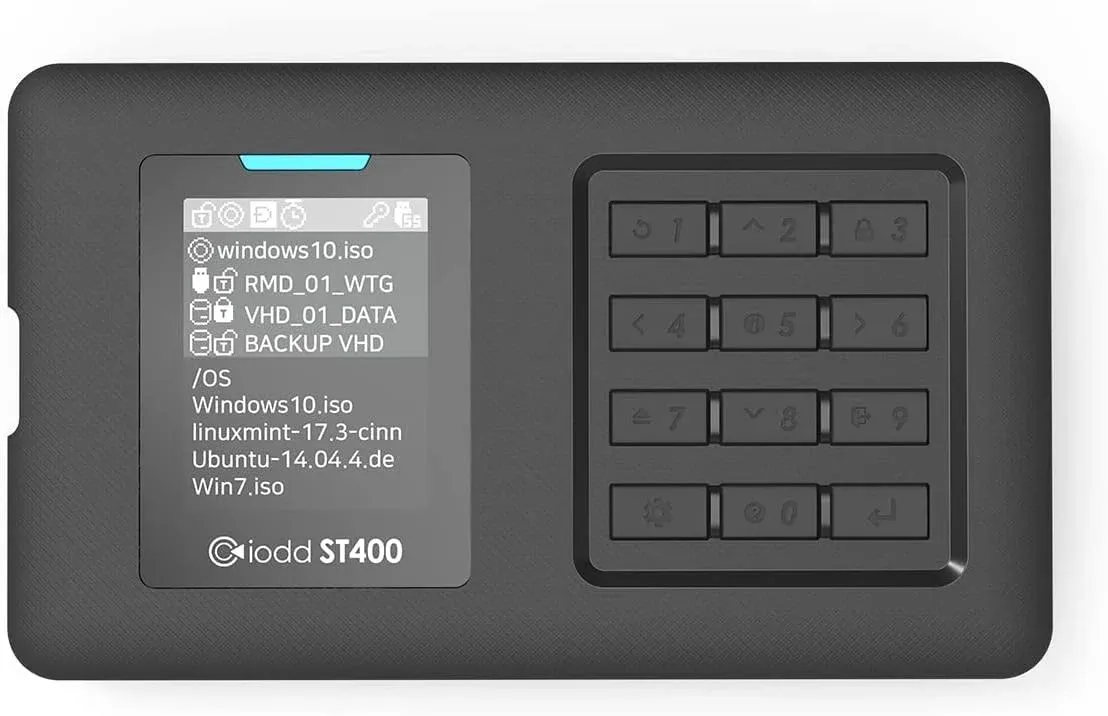 iodd ST400(1TB SSD) ST400 2.5 inch Enclosure/USB-<wbr/>C/Bootable Virtual ODD&amp;HDD /...