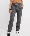 Champion Womens Gray Drawstring Waist Straight Leg Casual Athletic Sweatpants L