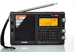 Tecsun PL990 Digital Worldband AM/FM Shortwave Longwave Radio with Single Side Band Reception & MP3 Player, Matte Black