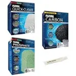 Fluval 306/307 406/407 Canister Filter Cleaner (w/ Phosphate) Monthly Maintenance Kit Package