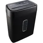 Amazon Basics Cross Cut Paper and Credit Card Shredder, 12 Sheet (New Model), Black