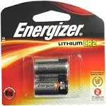 2 x CR2 Energizer 3V Lithium Batteries (EL1CR2, DLCR2, KCR2, CR17355)